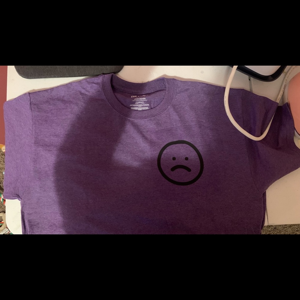 Sad face shirt